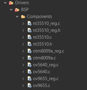 Drivers are now indexed into the project