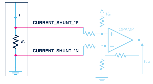 Three-Shunt, Raw Currents, Differential OpAmp