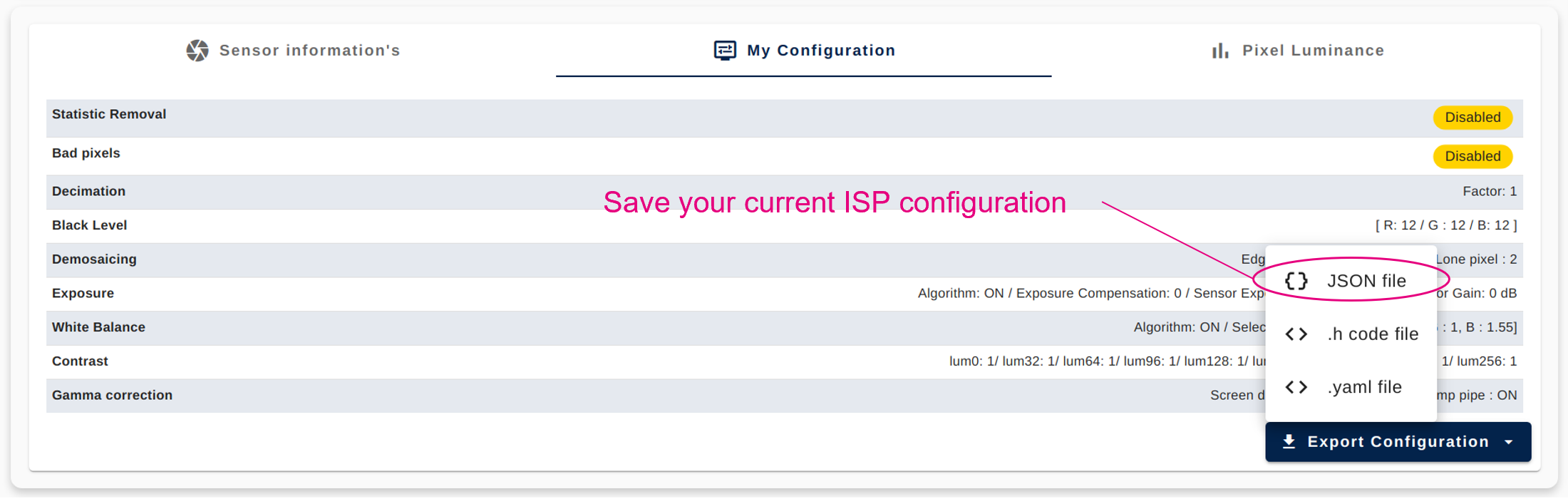 ISP IQTune save config.png