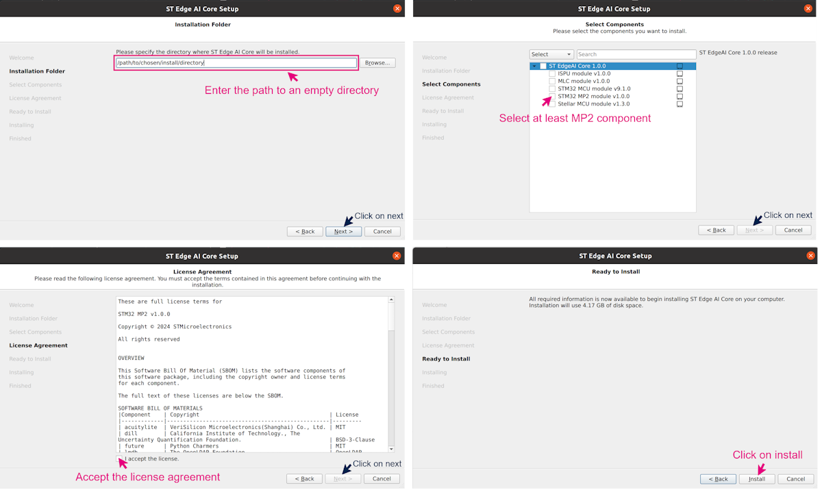 ST Edge AI installation