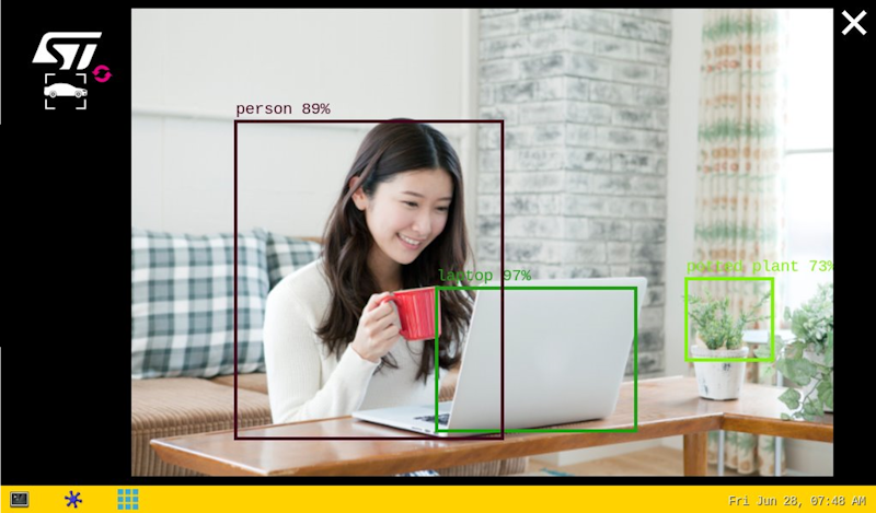 Object detection application