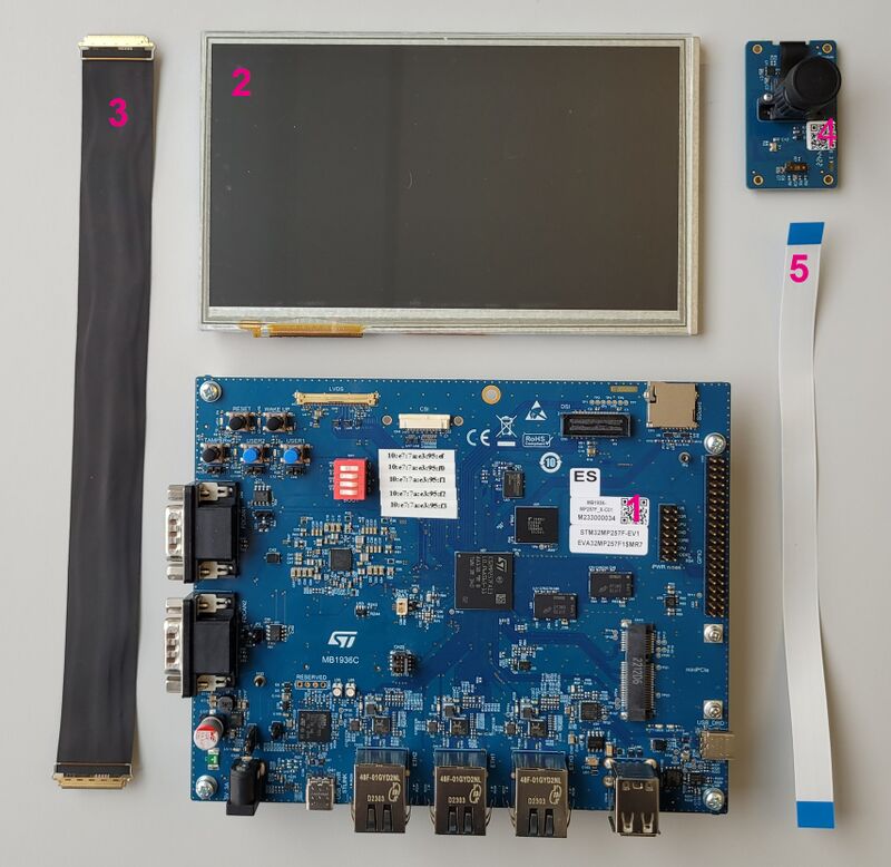 STM32MP257F-EV1 shown here (picture is not contractual)